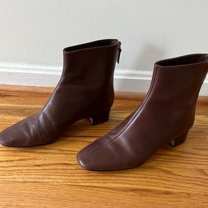 Brown booties